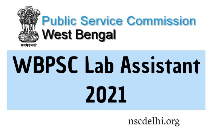 WBPSC LAB ASSISTANT